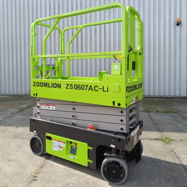 Zoomlion ZS0607AC-Li 7,8m Schaarhoogwerker